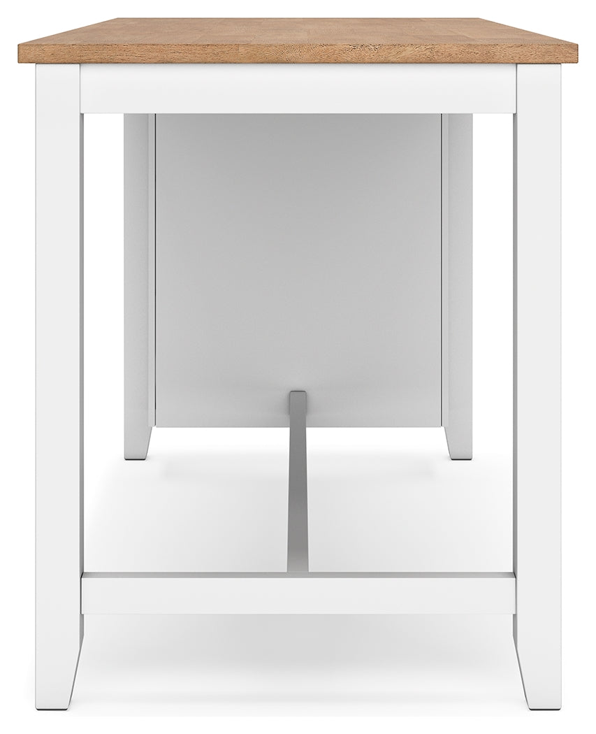 Gesthaven 3-Piece Counter Height Dining Table and 2 Barstools (Counter Height Dining Table, Counter Height Barstool, Counter Height Barstool)