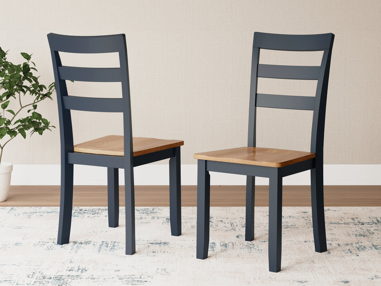 Gesthaven 3-Piece Dining Table and 2 Chairs (Dining Drop Leaf Table, Dining Chair, Dining Chair)