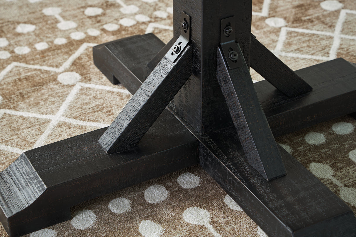 Valebeck 6-Piece Counter Height Dining Table and 4 Barstools (Counter Height Dining Table Base, Counter Height Dining Table Top, Counter Height Barstool, Counter Height Barstool, Counter Height Barstool, Counter Height Barstool)