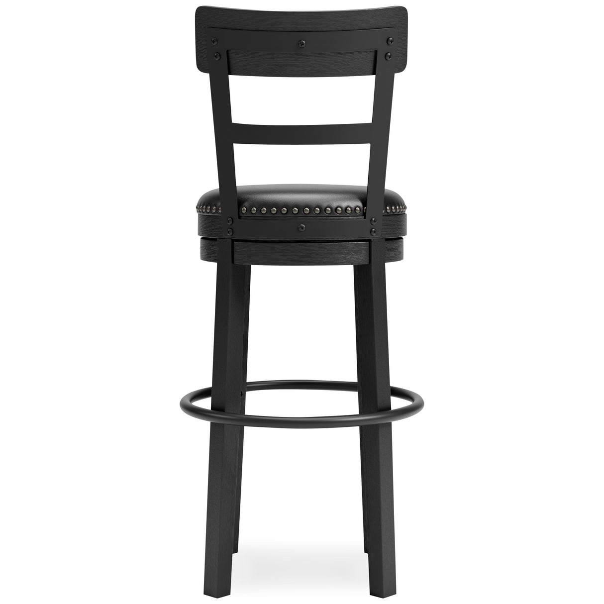 Valebeck Counter Height Bar Stool (Color: Black, Barstool Height: Pub/Bar Height)