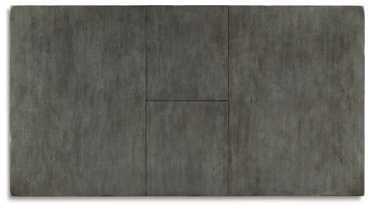 Hallanden 7-Piece Dining Table and 4 Chairs and Bench with Storage (Dining Extension Table, Dining Chair, Dining Chair, Dining Chair, Dining Chair, 50" Dining Bench, Dining Server)