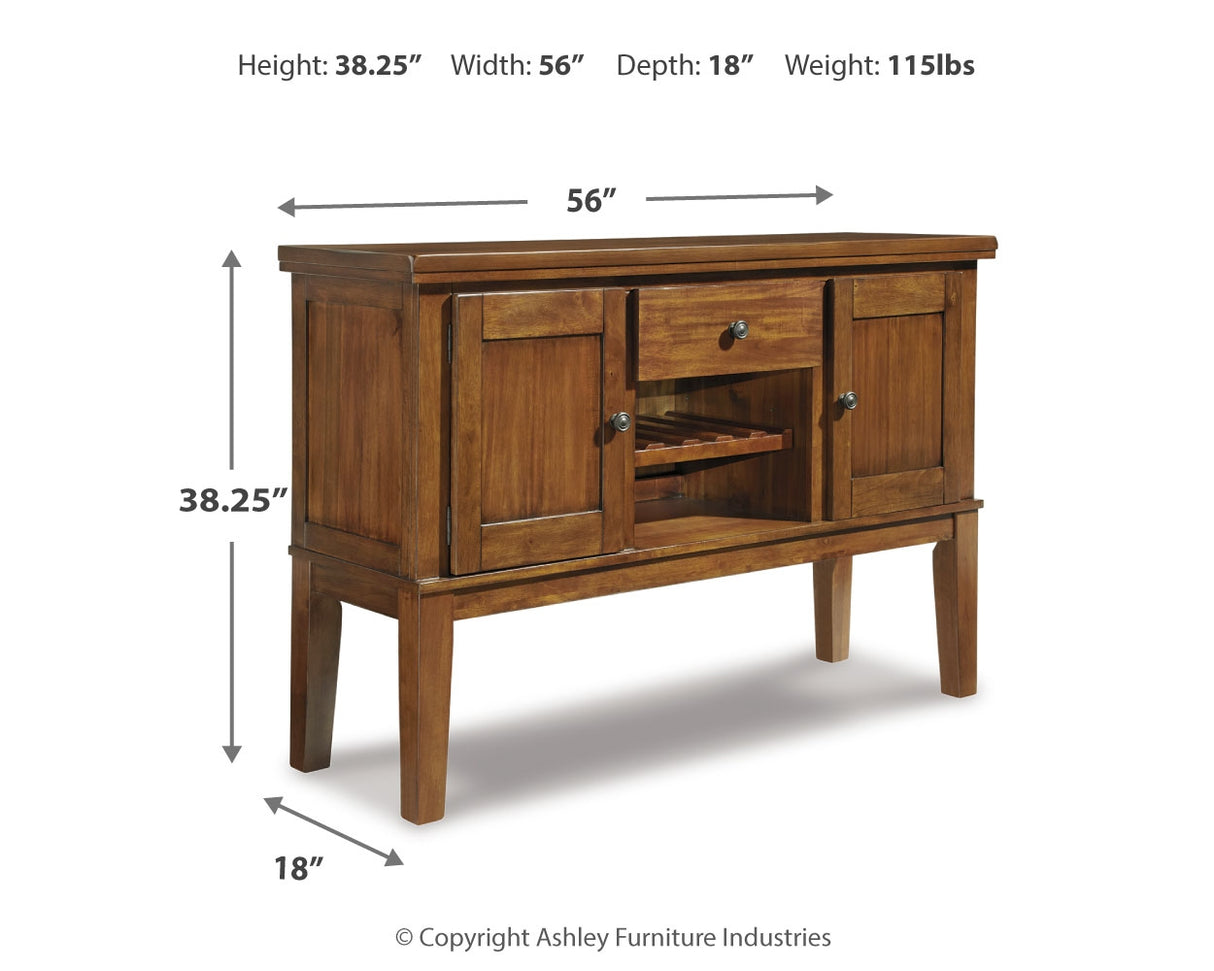 Ralene 7-Piece Dining Table and 4 Chairs and Bench with Storage (Dining Bench, Dining Extension Table, Dining Server, Dining Chair, Dining Chair, Dining Chair, Dining Chair)
