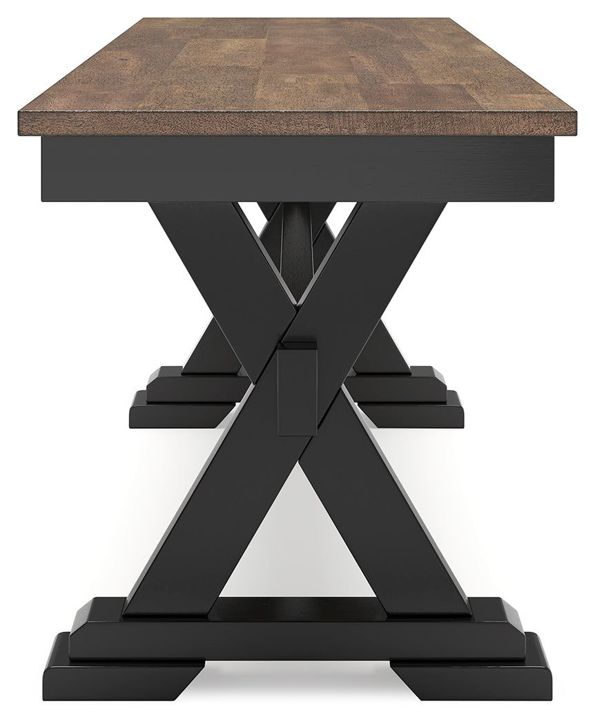 Wildenauer 8-Piece Dining Table and 6 Chairs and Bench (Dining Extension Table, Dining Chair, Dining Chair, Dining Chair, Dining Chair, Dining Chair, Dining Chair, 50" Dining Bench)