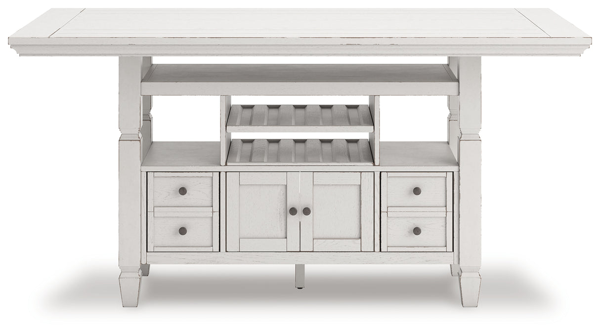 Robbinsdale 6-Piece Counter Height Dining Table and 4 Barstools (Counter Height Dining Table Base, Counter Height Dining Table Top, Counter Height Barstool, Counter Height Barstool, Counter Height Barstool, Counter Height Barstool)