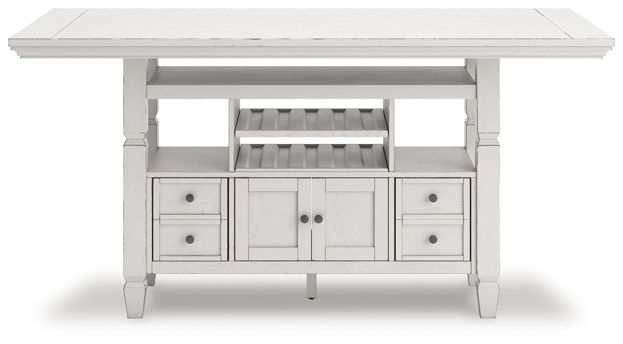 Robbinsdale 6-Piece Counter Height Dining Table and 4 Barstools (Counter Height Dining Table Base, Counter Height Dining Table Top, Counter Height Barstool, Counter Height Barstool, Counter Height Barstool, Counter Height Barstool)