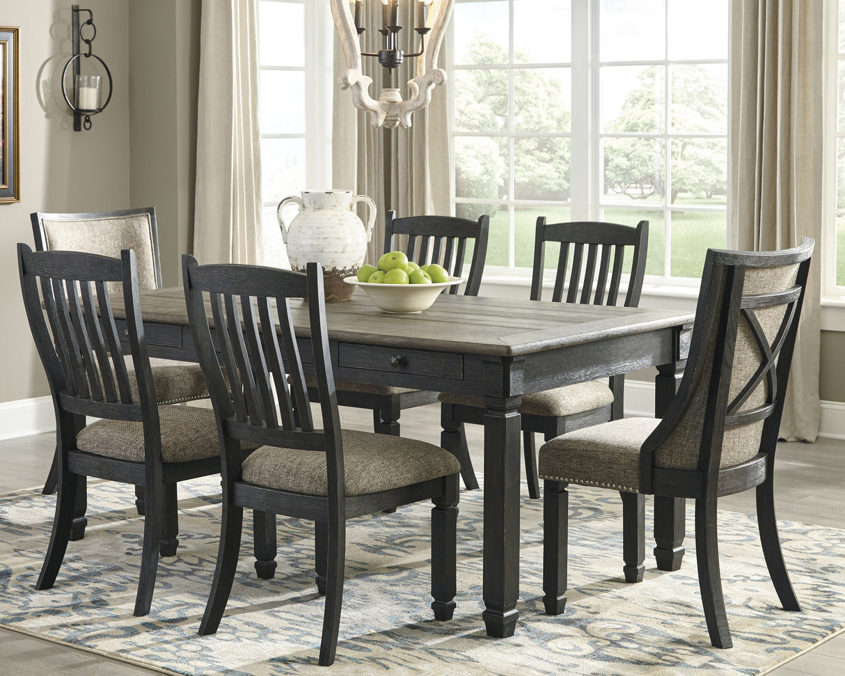 Tyler Creek 7-Piece Dining Table and 6 Chairs (Dining Chair, Dining Chair, Dining Chair, Dining Chair, Dining Chair, Dining Chair, Dining Table)