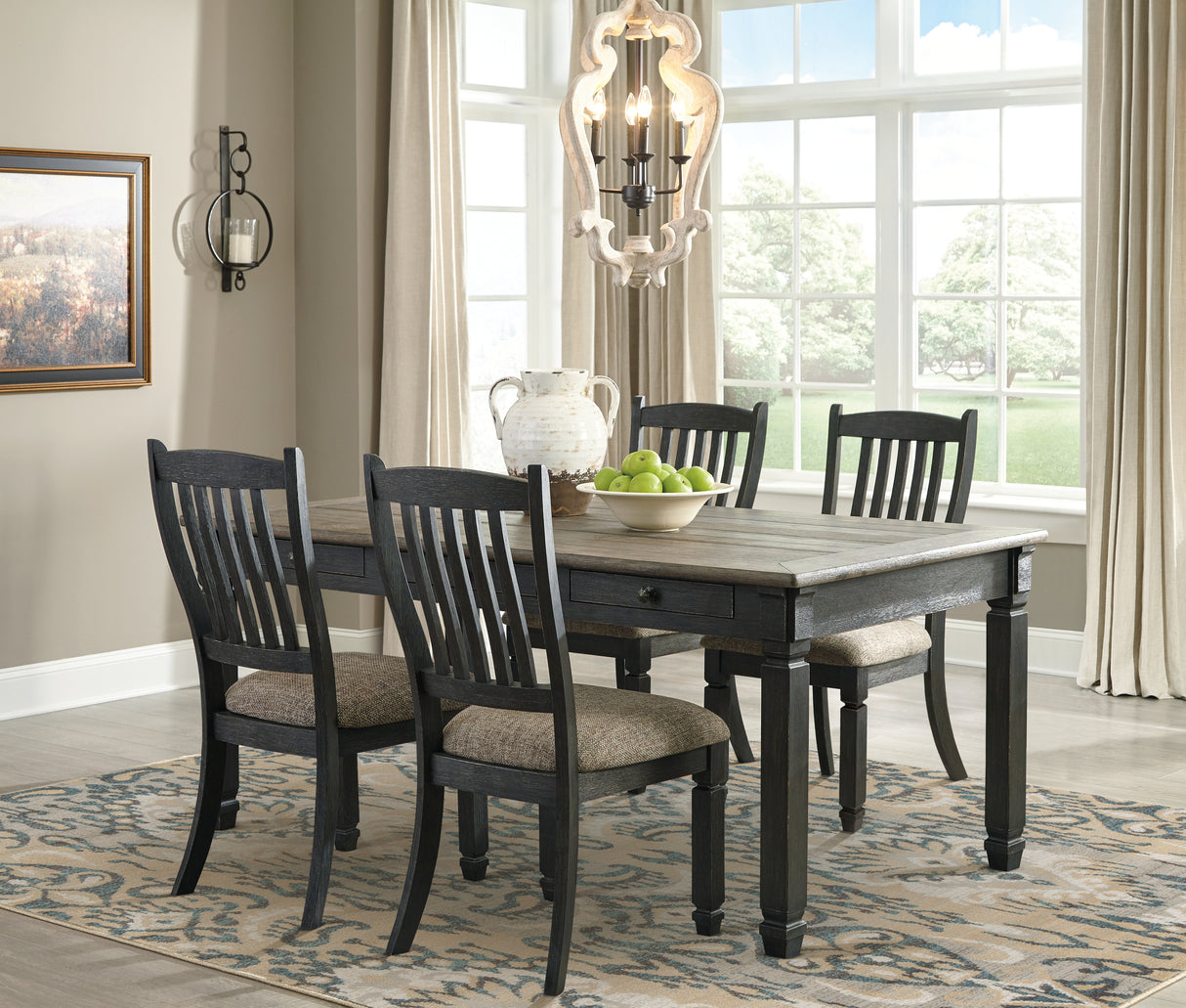 Tyler Creek 5-Piece Dining Table and 4 Chairs (Dining Chair, Dining Chair, Dining Chair, Dining Chair, Dining Table)