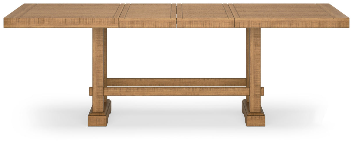 Havonplane 4-Piece Counter Height Dining Table and 2 Barstools and Bench (Counter Height Dining Extension Table, Counter Height Barstool, Counter Height Barstool, 72" Counter Height Dining Bench)