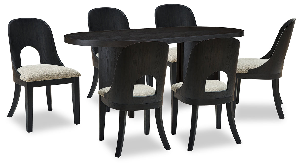 Rowanbeck Dining Table and 6 Chairs