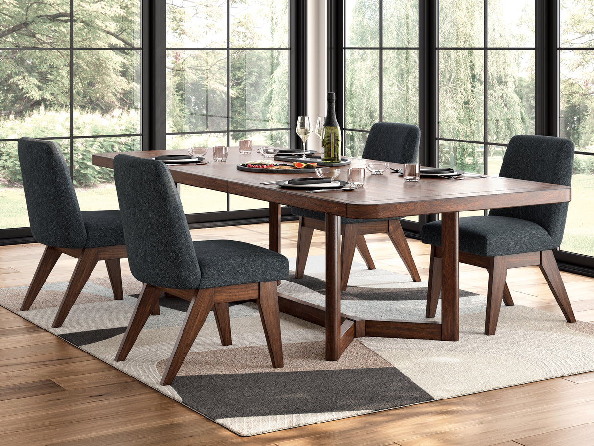 Dilenno 5-Piece Dining Table and 4 Chairs (Dining Extension Table, Dining Chair, Dining Chair, Dining Chair, Dining Chair)