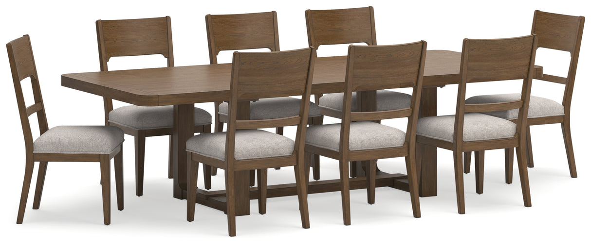 Cabalynn 9-Piece Dining Table and 8 Chairs (Dining Extension Table, Dining Chair, Dining Chair, Dining Chair, Dining Chair, Dining Chair, Dining Chair, Dining Chair, Dining Chair)