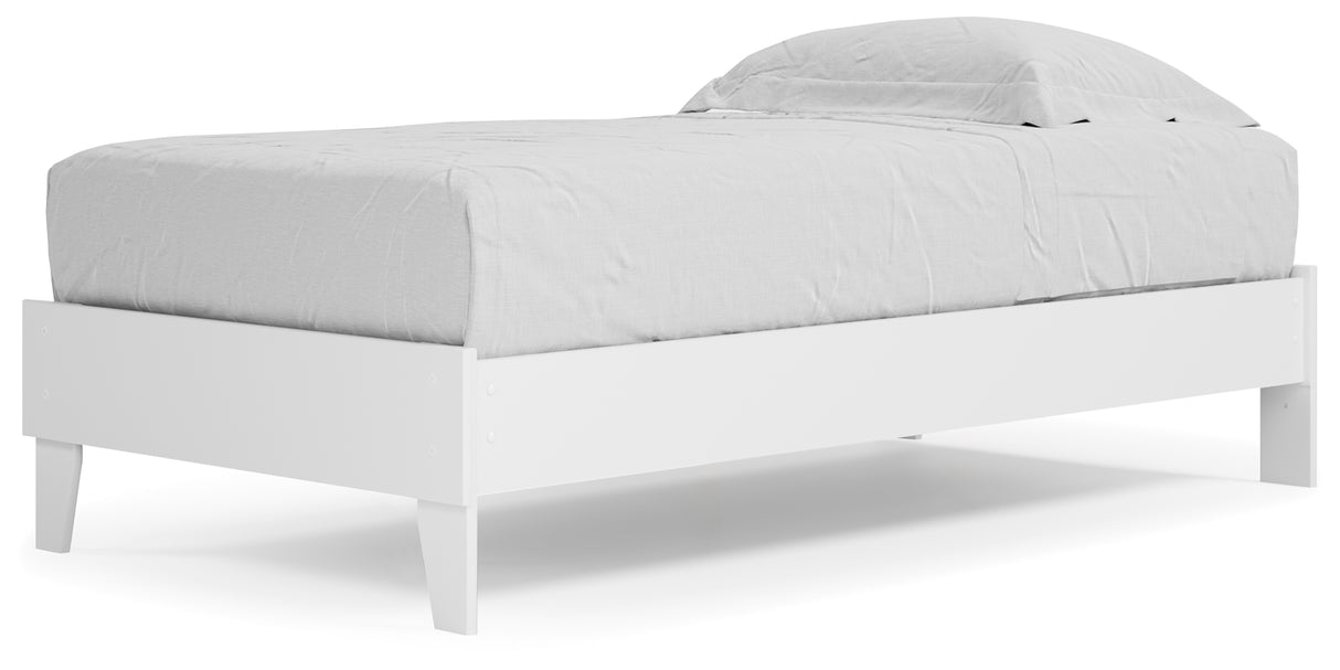 Piperton 4-Piece Twin Platform Bed with Dresser and 2 Nightstands (Twin Platform Bed, Dresser, Nightstand, Nightstand)