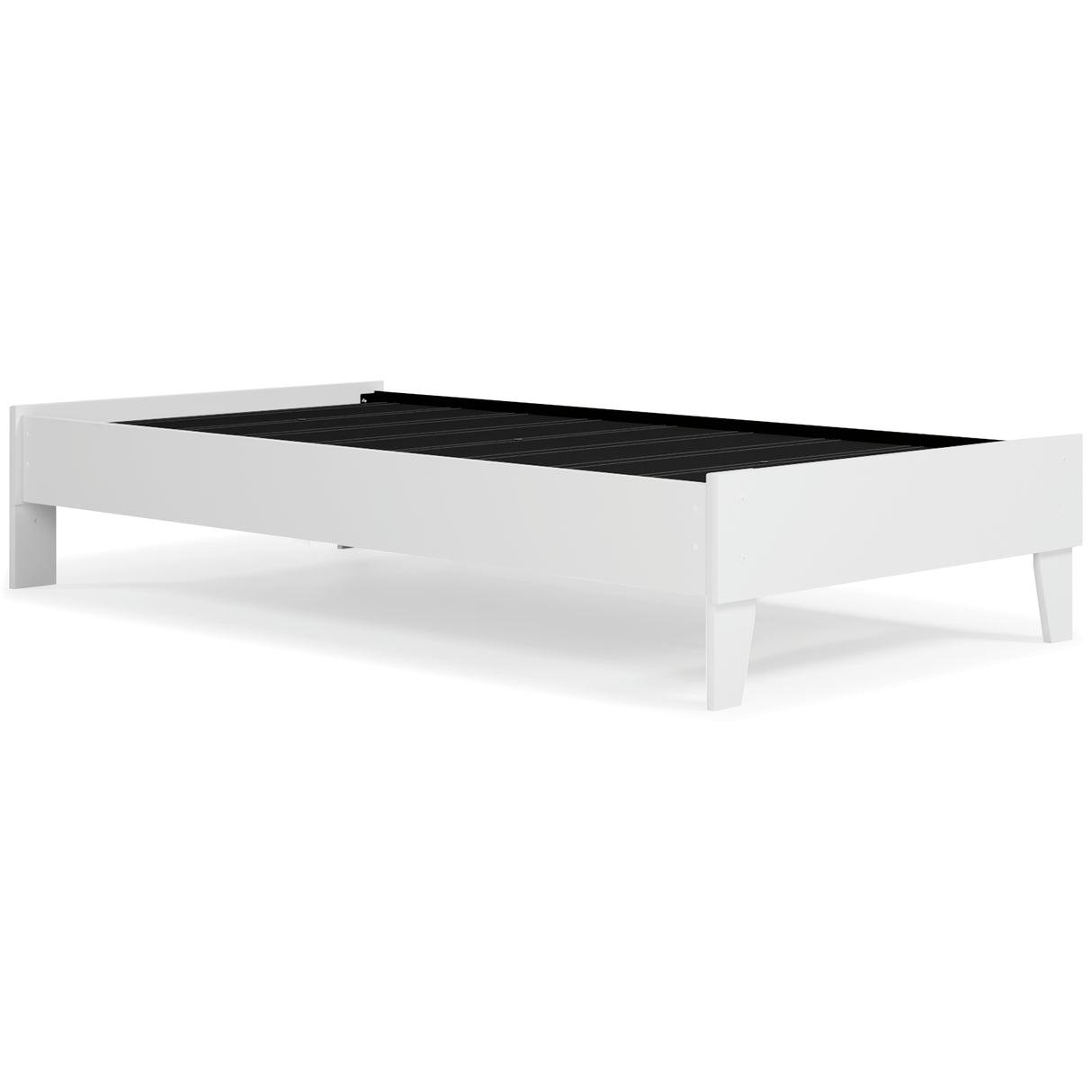 Piperton 2-Piece Twin Platform Bed with Mattress (Twin Platform Bed, Chime 10 Inch Hybrid Twin Mattress in a Box)