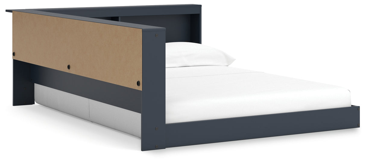 Simmenfort Twin Bookcase Storage Bed (Bed Size: Full)