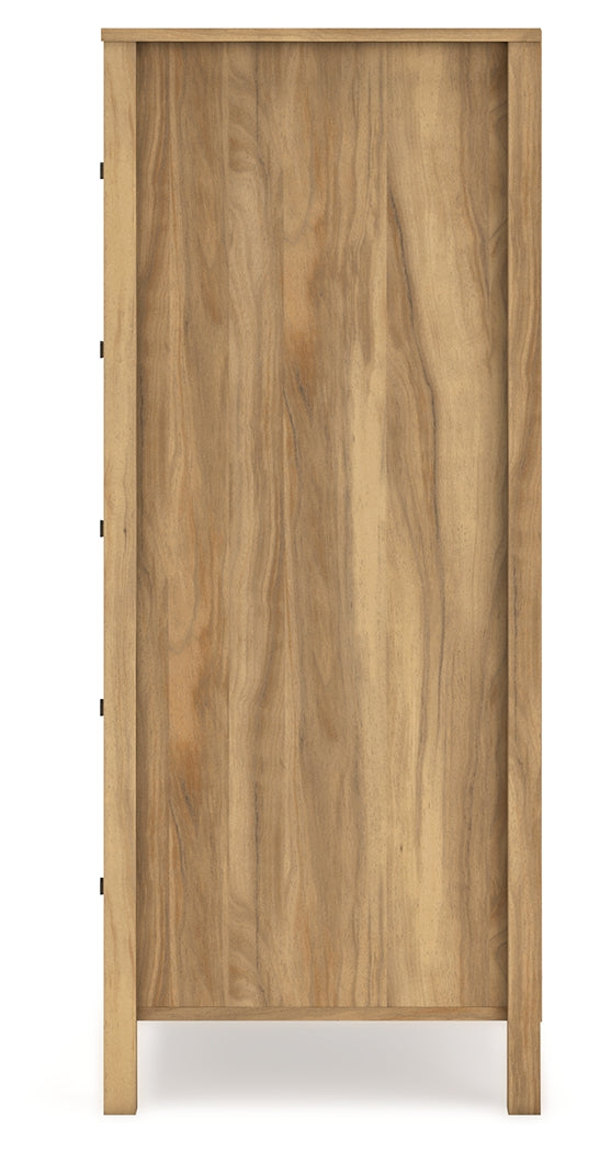 Bermacy 3-Piece Queen Panel Headboard with Dresser and Chest (Queen Panel Headboard, Dresser, Chest of Drawers)