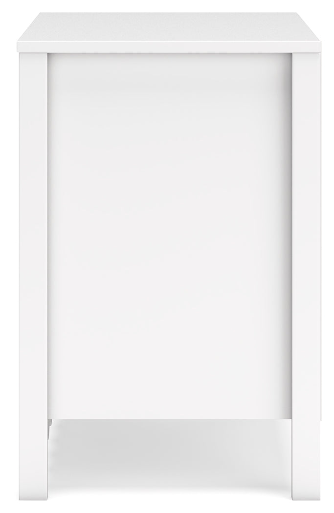 Hallityn 3-Piece Twin Panel Headboard with Dresser and Nightstand (Twin Panel Headboard, Dresser, Nightstand)