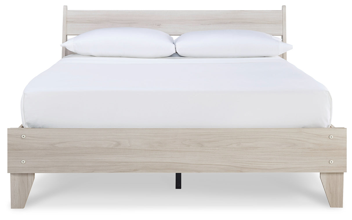 Socalle Queen Panel Platform Bed with Dresser and Nightstand
