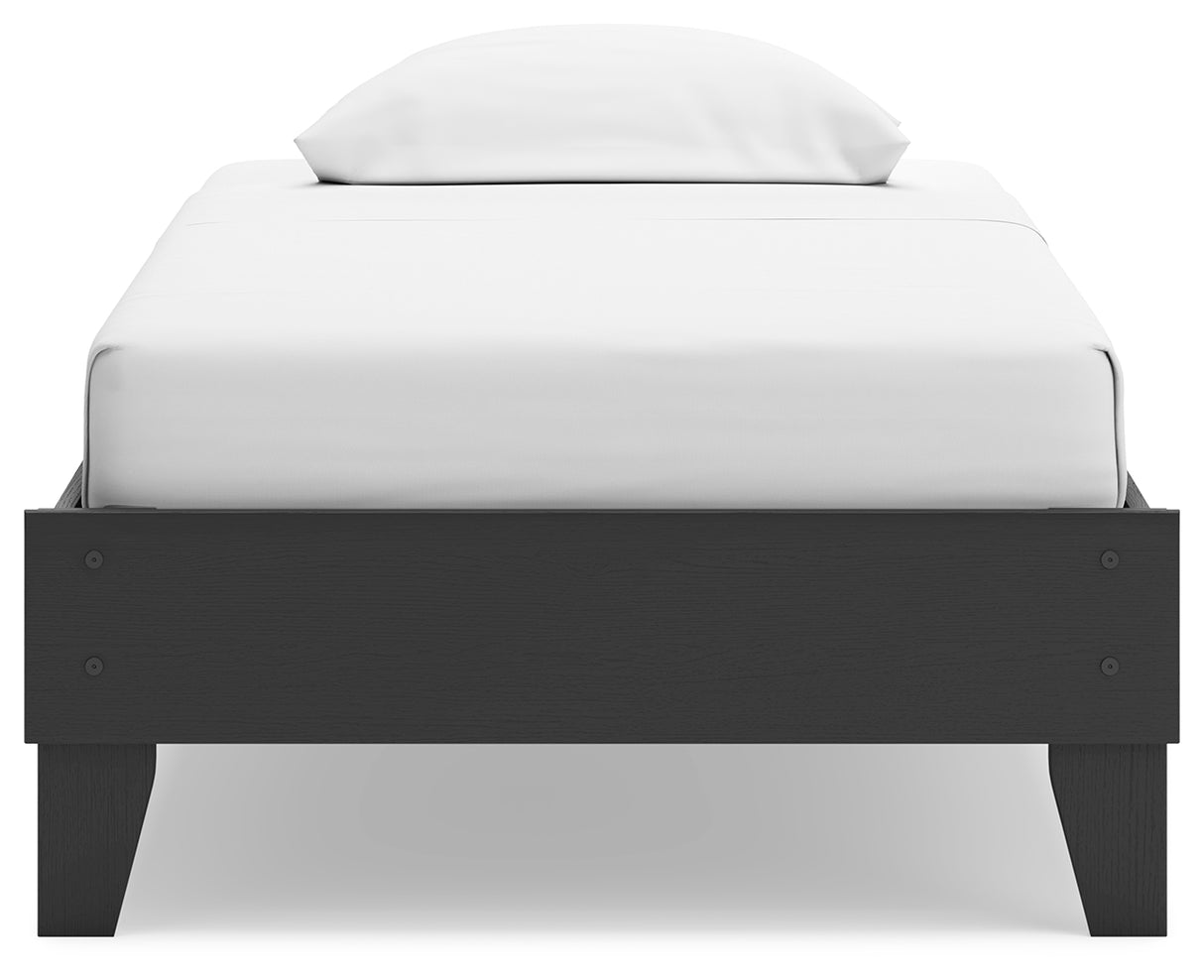 Socalle 3-Piece Twin Platform Bed with Dresser and Nightstand (Twin Platform Bed, Dresser, Nightstand)