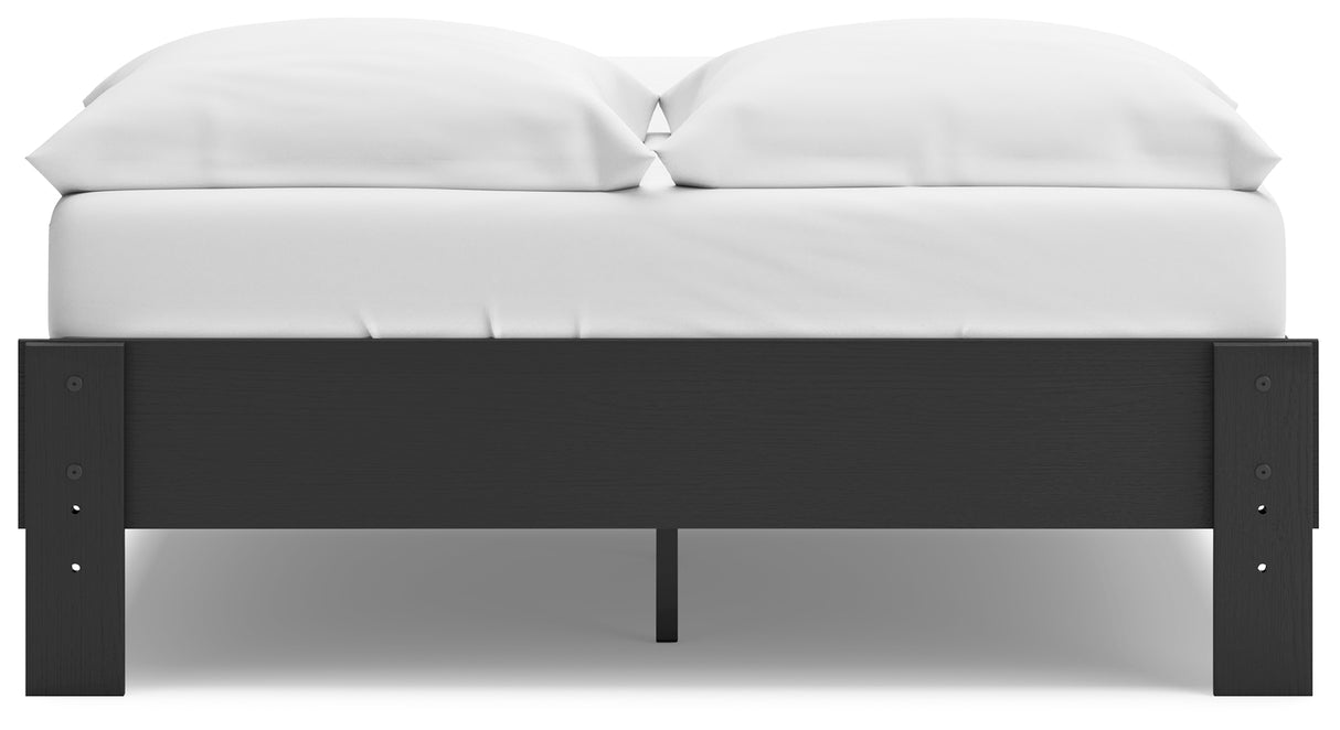 Socalle 3-Piece Full Platform Bed with Dresser and Nightstand (Full Platform Bed, Dresser, Nightstand)