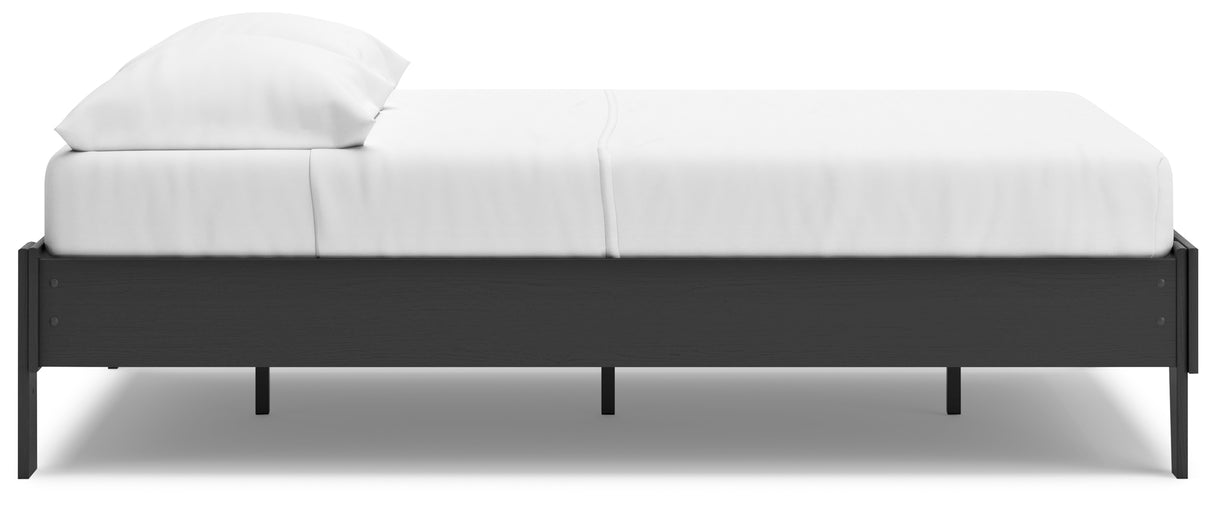 Socalle 4-Piece Full Platform Bed with Dresser and 2 Nightstands (Full Platform Bed, Dresser, Nightstand, Nightstand)