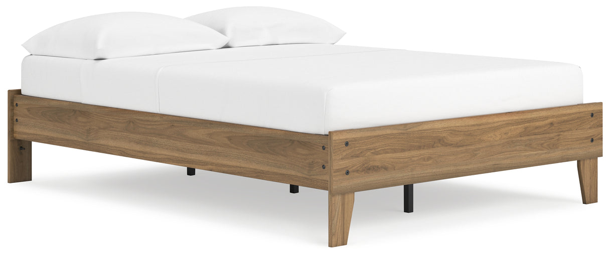 Deanlow 3-Piece Full Platform Bed with Dresser and Nightstand (Full Platform Bed, Dresser, Nightstand)