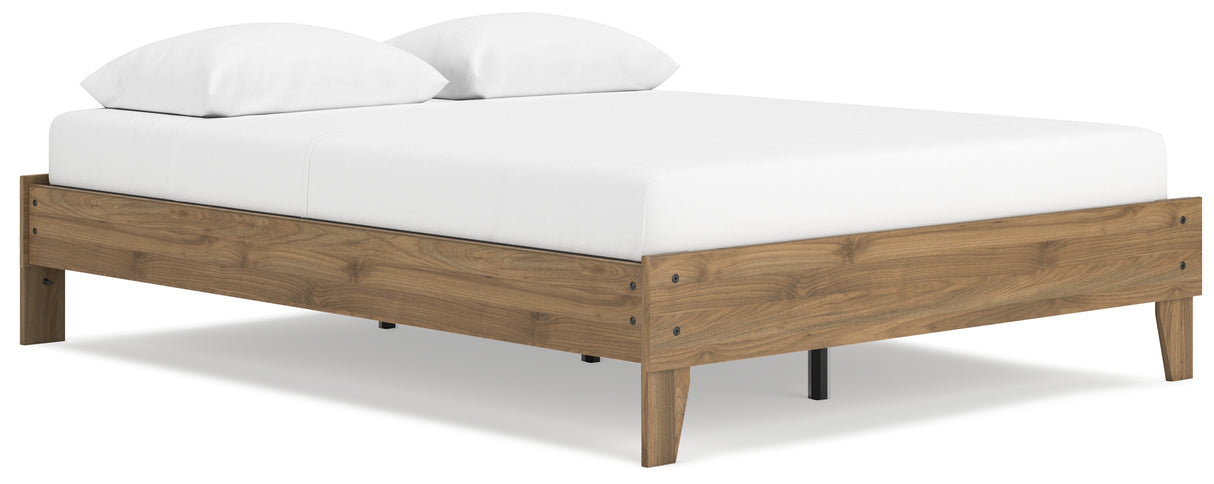 Deanlow 3-Piece Queen Platform Bed with 2 Nightstands (Queen Platform Bed, Nightstand, Nightstand)