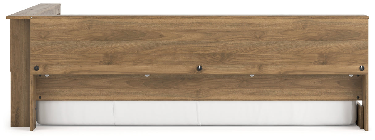 Deanlow Twin Bookcase Storage Bed (Bed Size: Full)