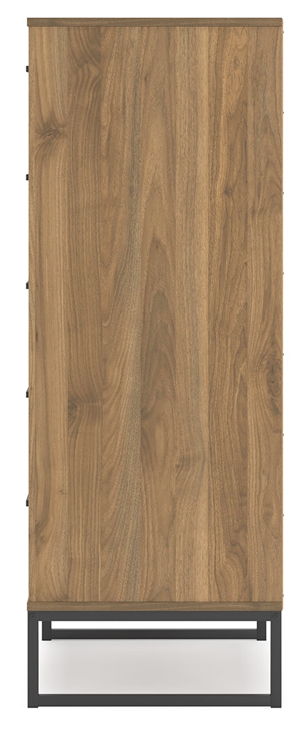 Deanlow 3-Piece Full Platform Bed with Dresser and Chest (Full Platform Bed, Dresser, Chest of Drawers)