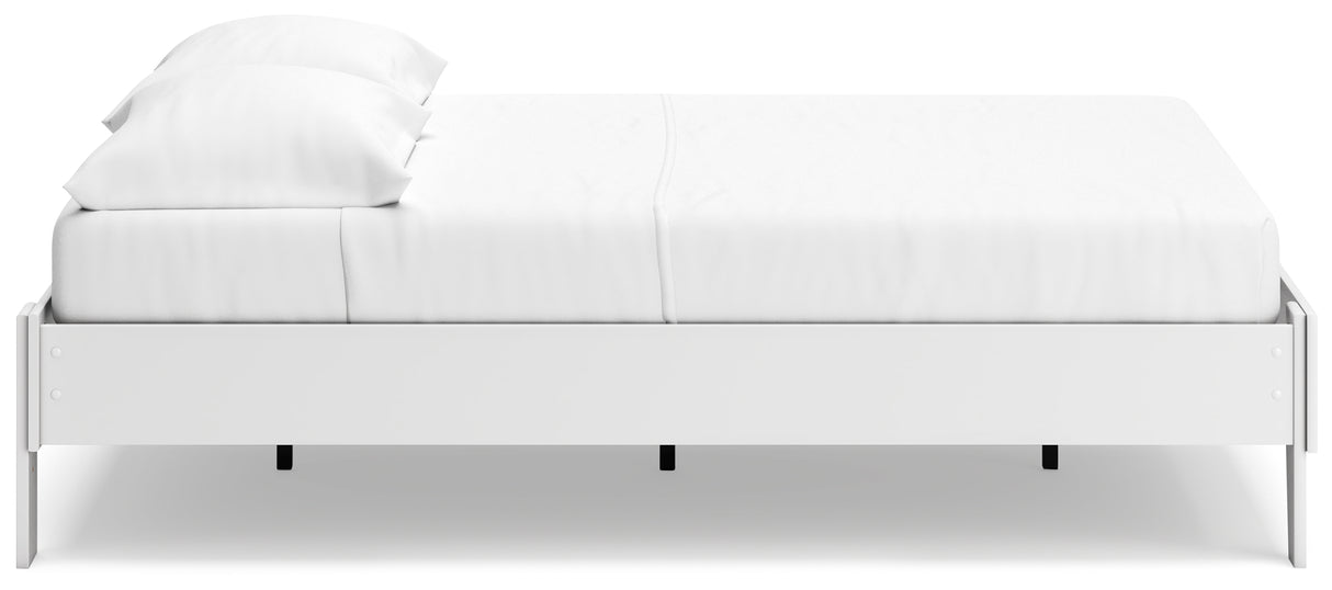 Socalle 3-Piece Full Platform Bed with Dresser and Chest (Full Platform Bed, Dresser, Chest of Drawers)