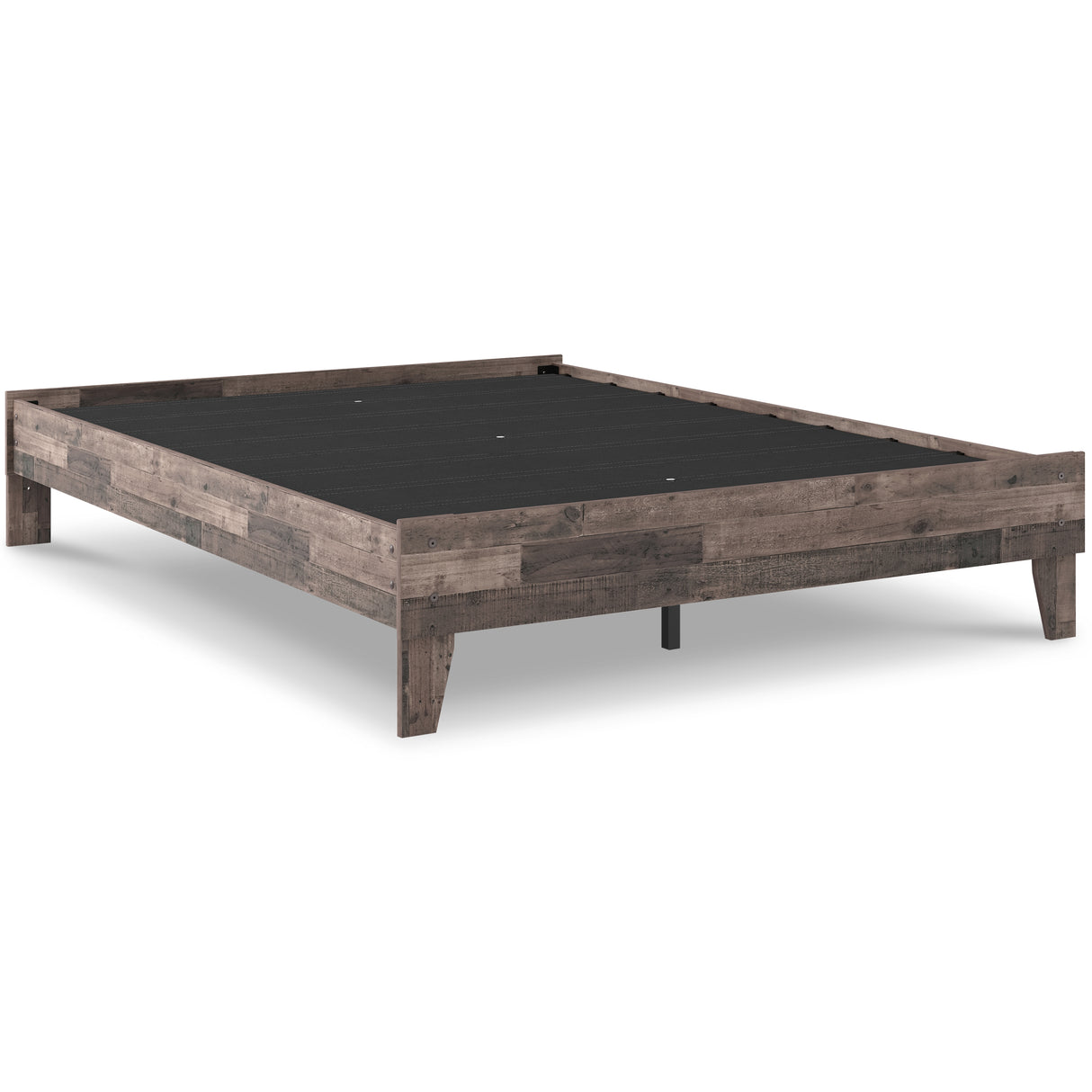 Neilsville 2-Piece Queen Platform Bed with Mattress (Queen Platform Bed, Chime 10 Inch Hybrid Queen Mattress in a Box)