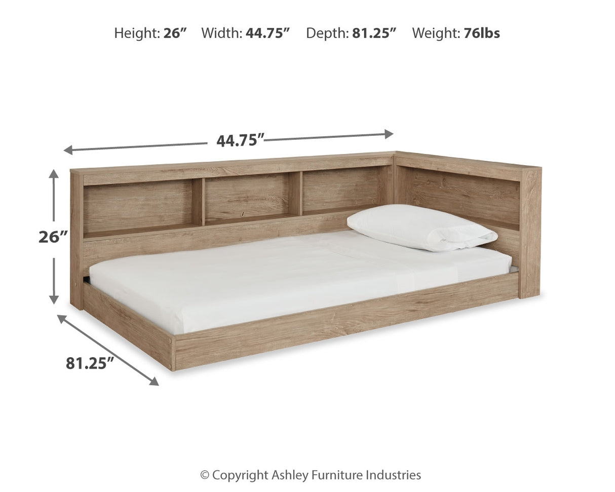 Oliah Twin Bookcase Storage Bed (Bed Size: Twin)