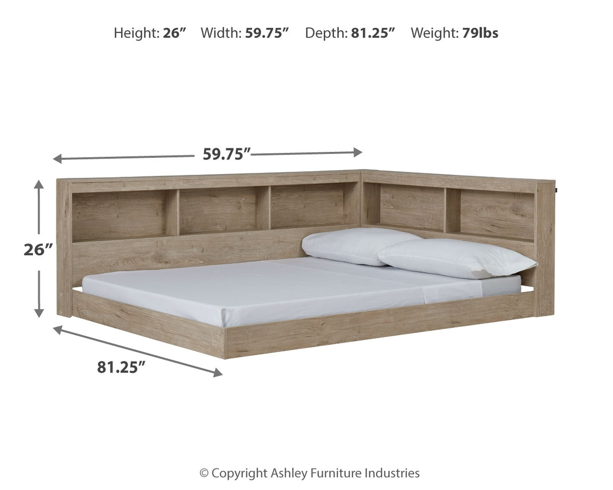 Oliah Twin Bookcase Storage Bed (Bed Size: Full)