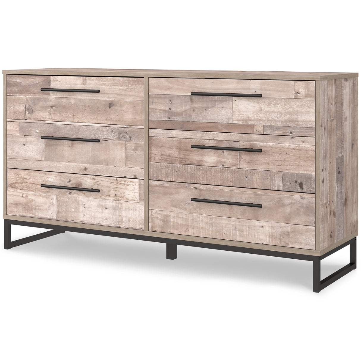 Neilsville 4-Piece Full Platform Bed with Dresser, Chest and Nightstand (Full Platform Bed, Dresser, Chest of Drawers, Nightstand)