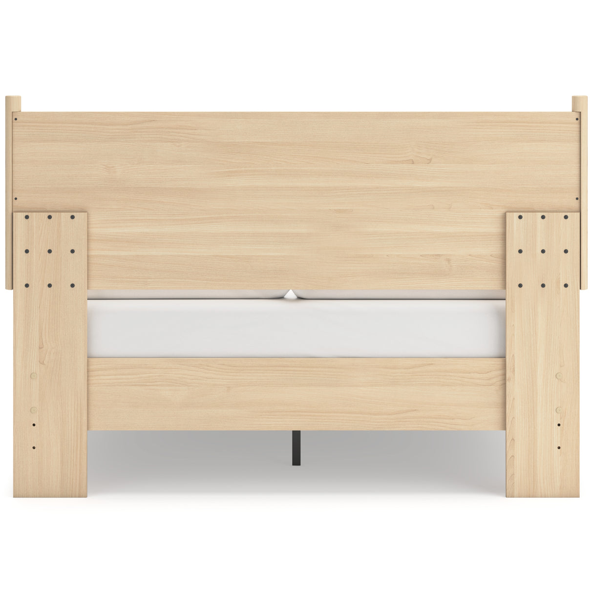 Cabinella 4-Piece Queen Platform Panel Bed with 2 Nightstands (Queen Platform Bed, Queen Panel Headboard, Nightstand, Nightstand)