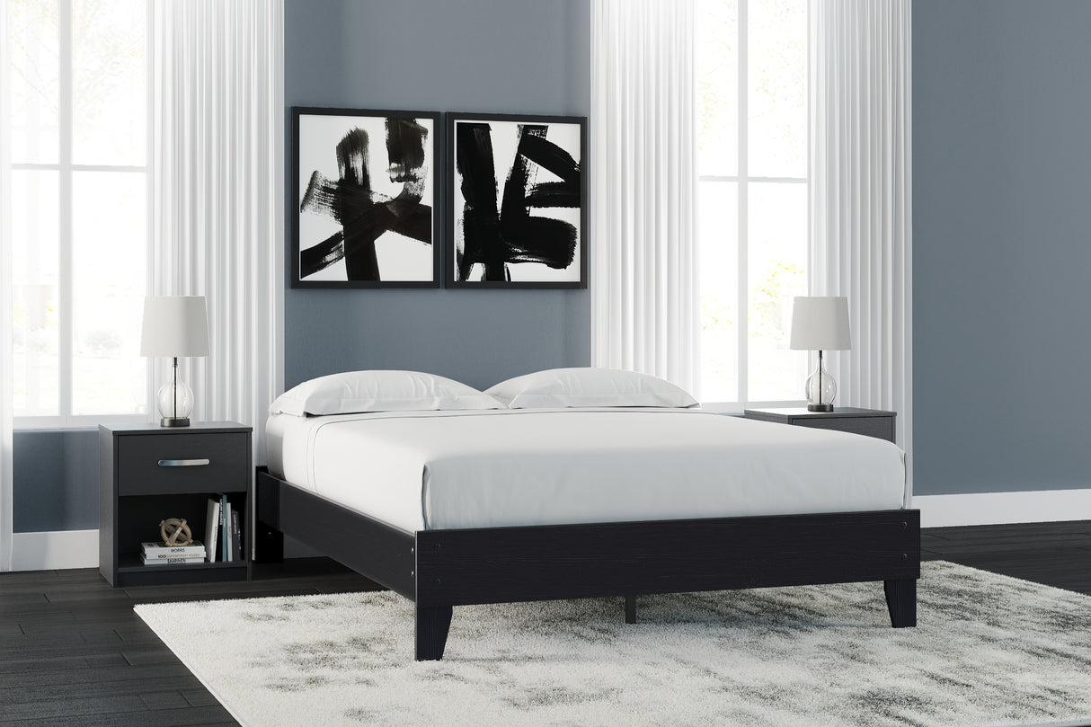 Finch Queen Platform Bed (Bed Size: Queen)
