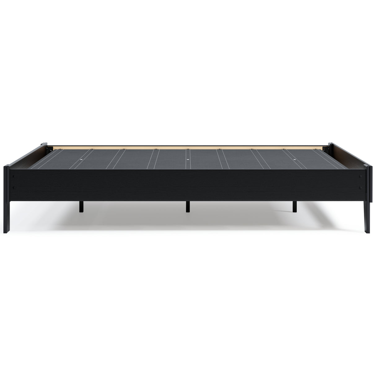 Finch 2-Piece Queen Platform Bed with Mattress (Queen Platform Bed, Chime 12 Inch Hybrid Queen Mattress in a Box)
