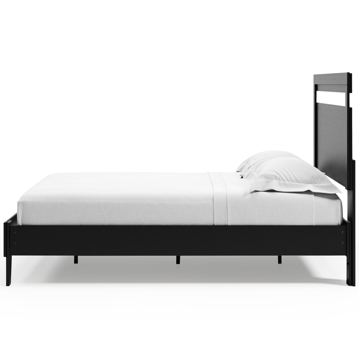 Finch 6-Piece Queen Panel Platform Bed with Dresser, Chest and 2 Nightstands (Queen Platform Bed, Queen Panel Headboard, Dresser, Chest of Drawers, Nightstand, Nightstand)