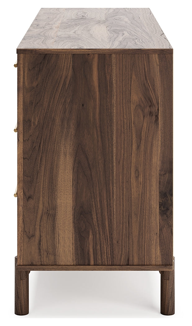 EB3660 3-Piece Full Platform Bed with Dresser (Calverson Full Platform Bed, Calverson Full Panel Headboard, Calverson Dresser)