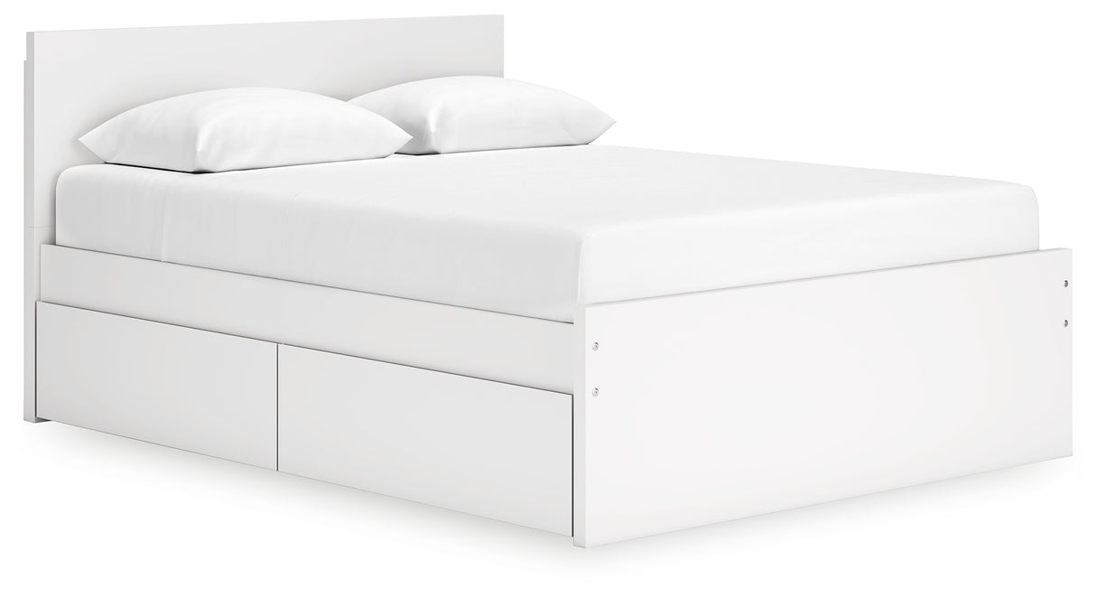 Onita Queen Panel Platform Bed with 1 Side Storage (Bed Size: Queen)