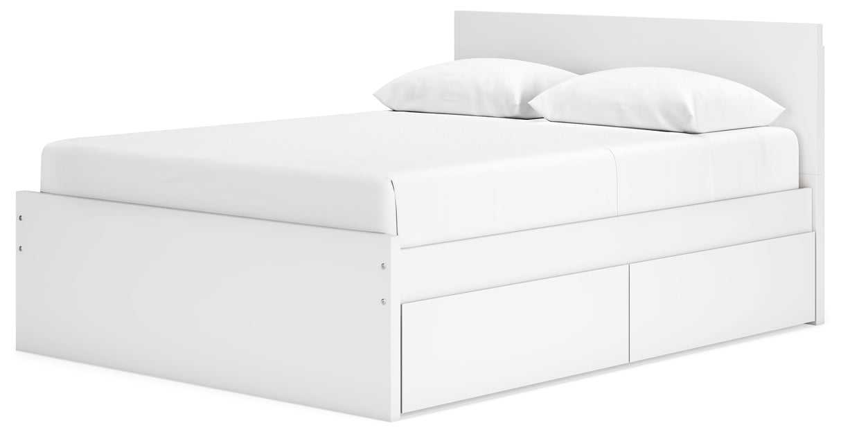 Onita Queen Panel Platform Bed with 2 Side Storage (Bed Size: Queen)