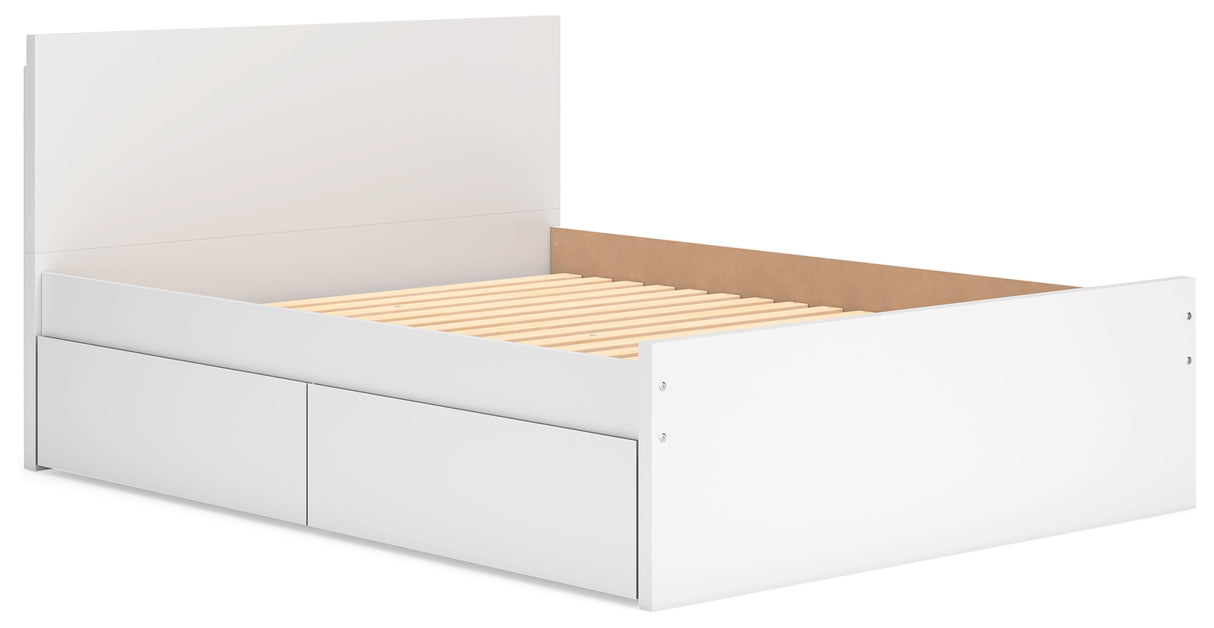 Onita Queen Panel Platform Bed with 2 Side Storage (Bed Size: Queen)