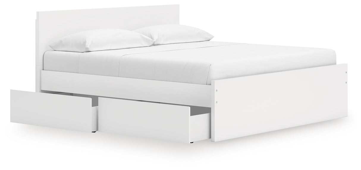 Onita King Panel Platform Bed with Storage (Bed Size: King)