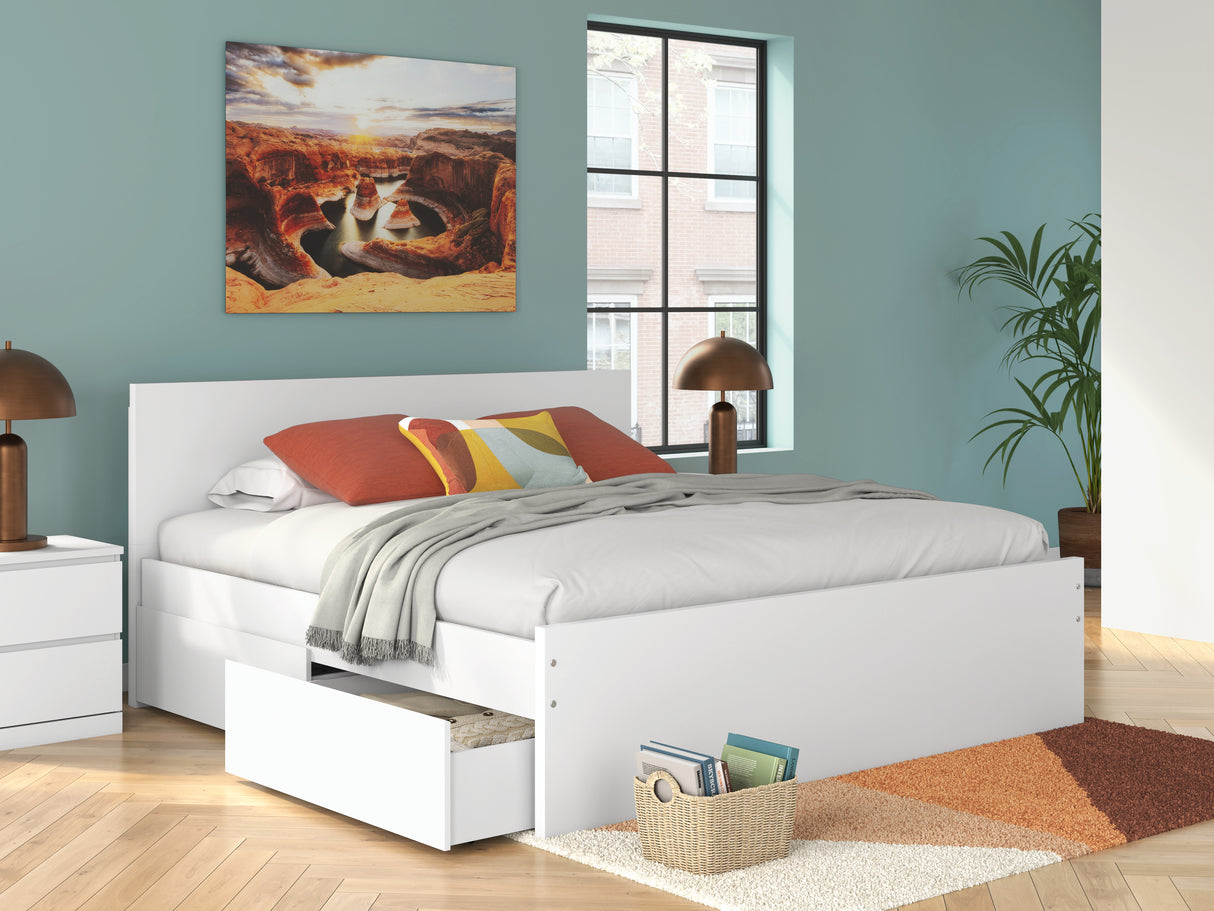 Onita King Panel Platform Bed with Storage (Bed Size: King)