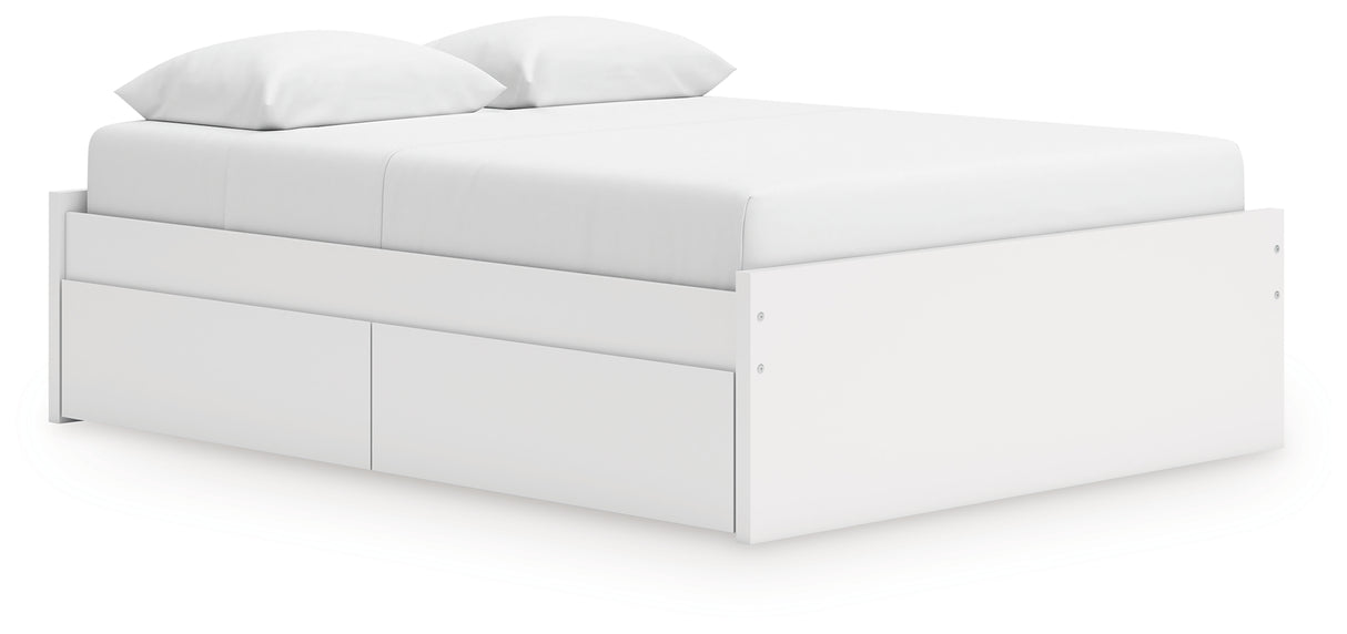 Onita Queen Platform Bed with 1 Side Storage