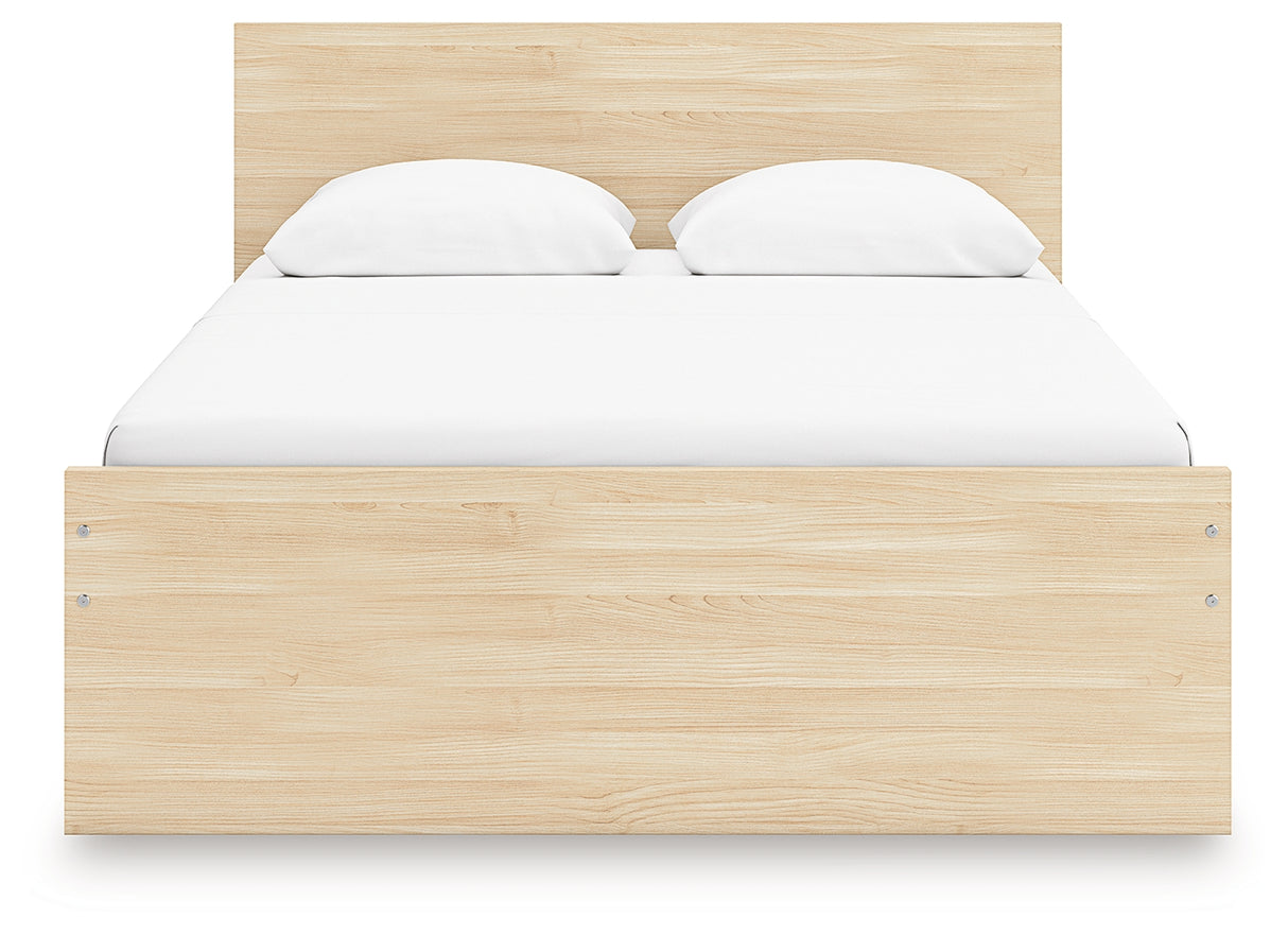Onita Full Panel Platform Bed with 2 Side Storage