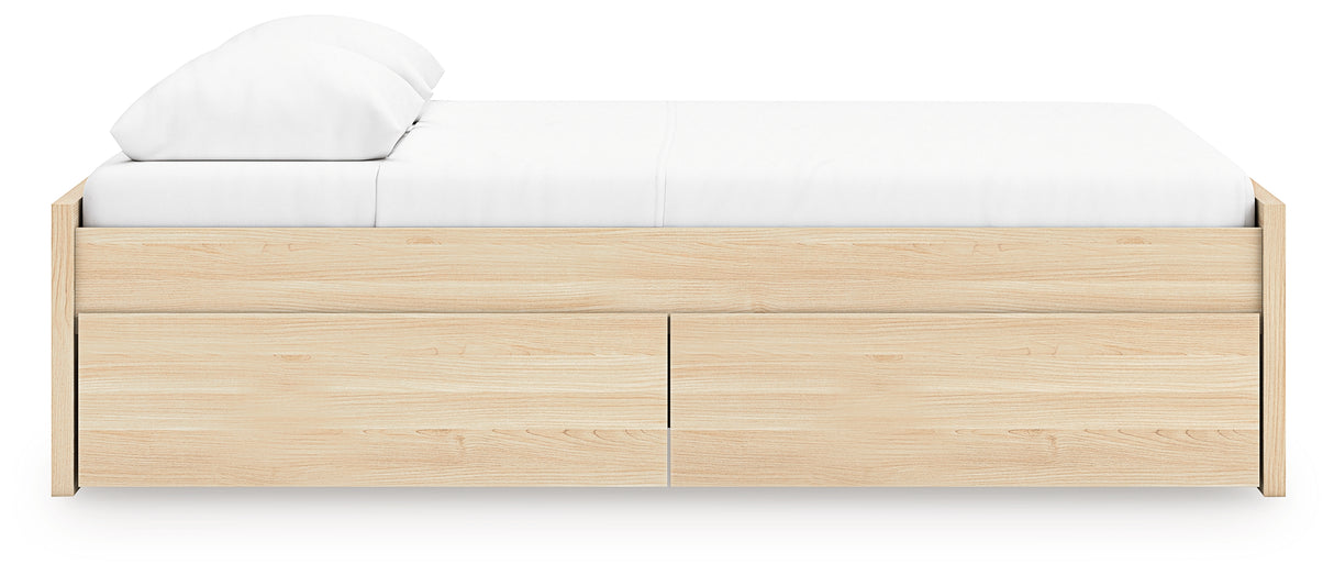 Onita Queen Platform Bed with 2 Side Storage