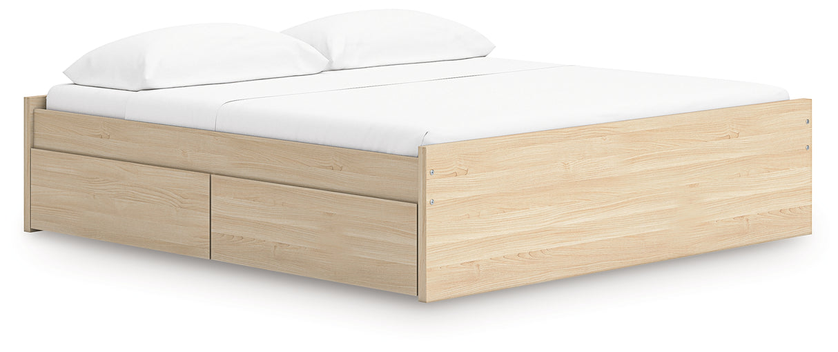Onita King Platform Bed with 2 Side Storage