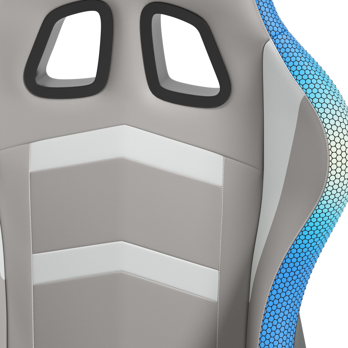 Lynxtyn Home Office Desk Chair (Color: White/Gray)