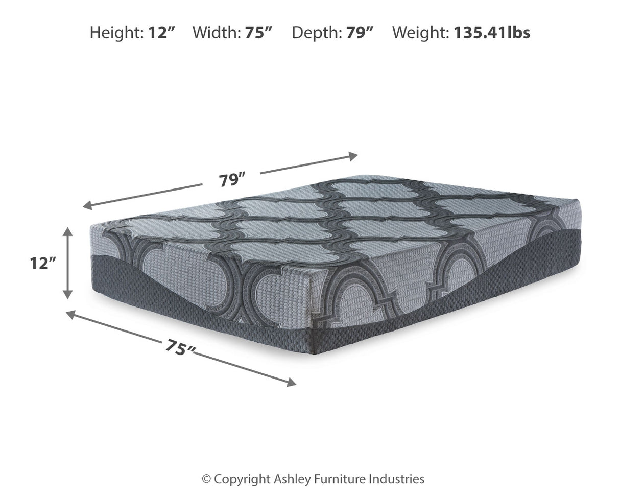 12 Inch Ashley Hybrid King Mattress (Bed Size: King)