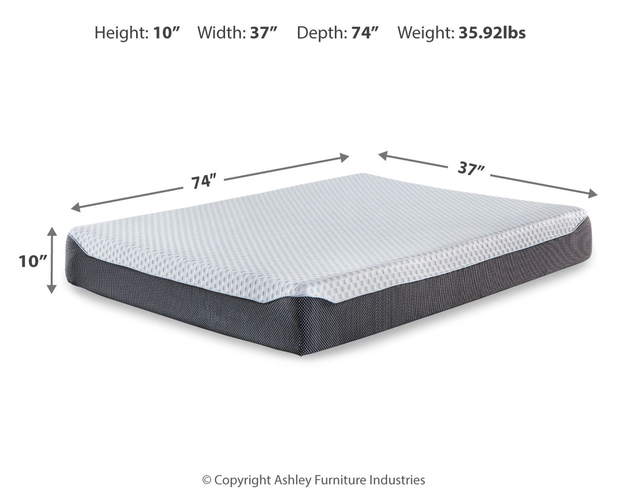 10 Inch Chime Elite Twin Memory Foam Mattress in a box (Bed Size: Twin)